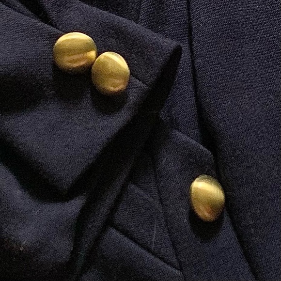 Elegant Black Dress with Gold Button Accents - Picture 10 of 14